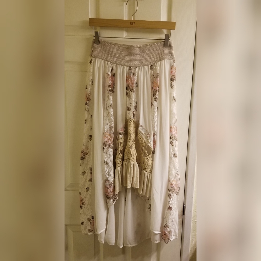 NEW ROMANTIC FREE PEOPLE Boho Skirt